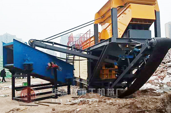 建筑垃圾移動制砂機